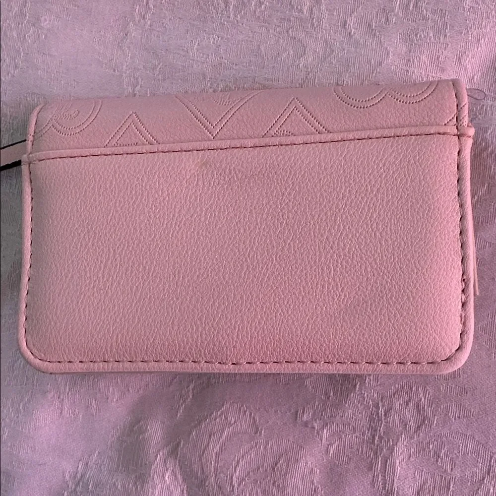 Juicy Couture Blush Pink Wallet with Gold Accents